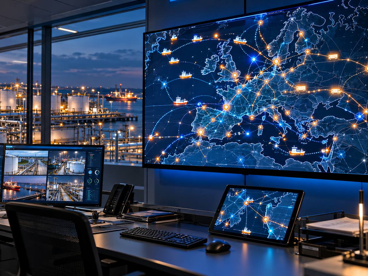 Real-time shipment tracking dashboard for cross-border logistics